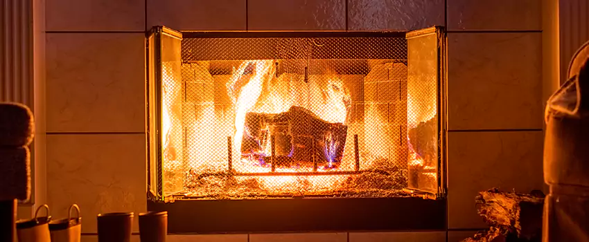 Mendota Hearth Landscape Fireplace Installation in Kankakee, Illinois