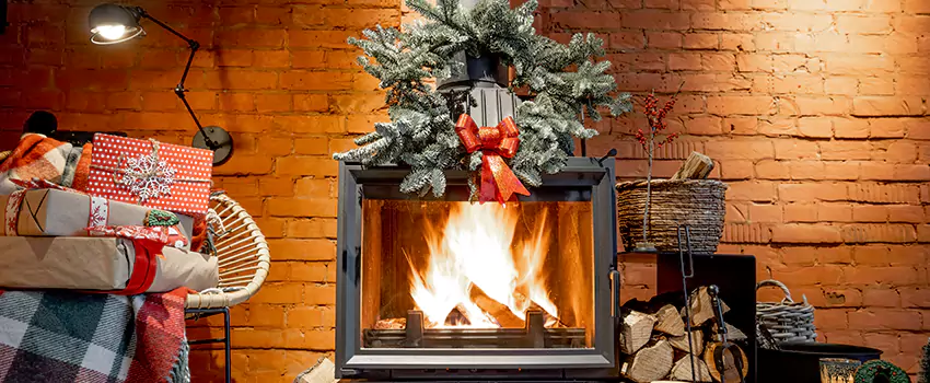 Travis Industries Linear Gas Fireplace Installation in Kankakee, Illinois