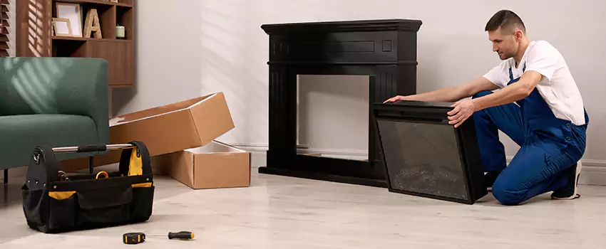 Old Rusted Metal Fireplace Repair And Replacement in Kankakee, IL
